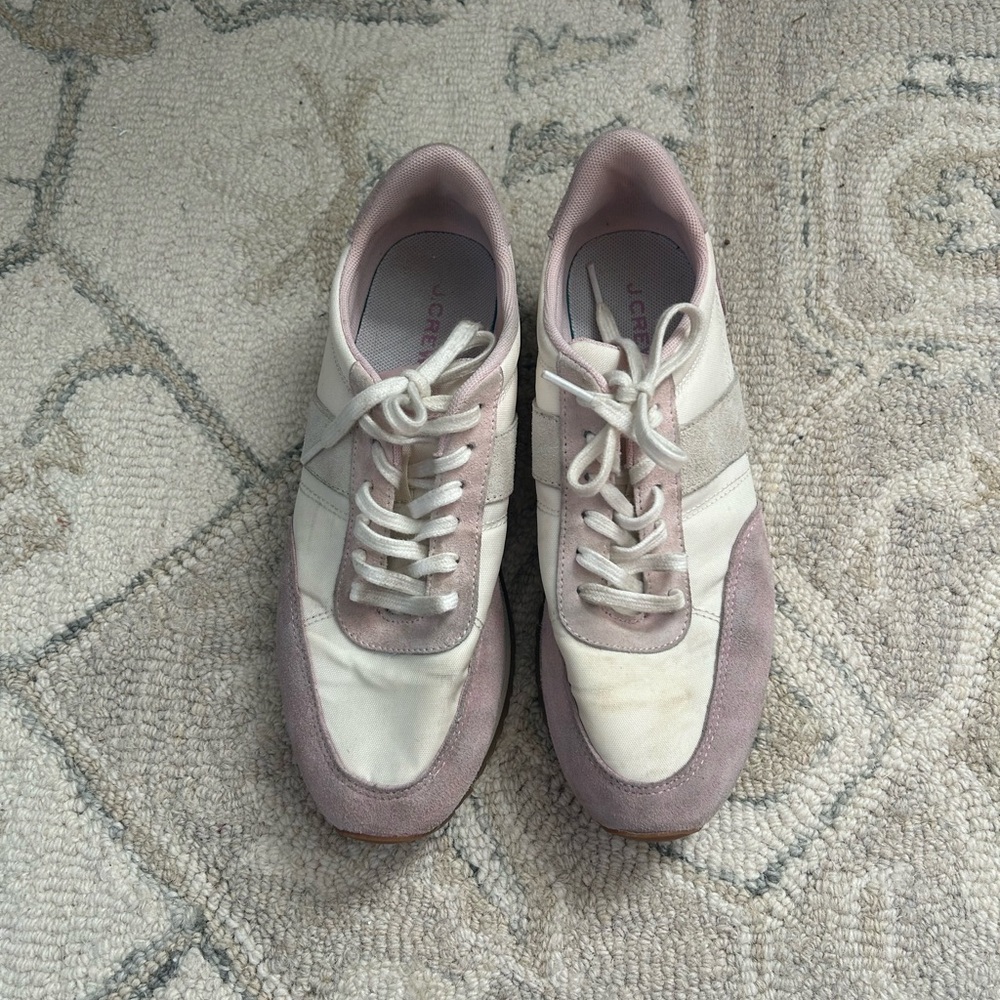 Pink J. Crew Sneakers